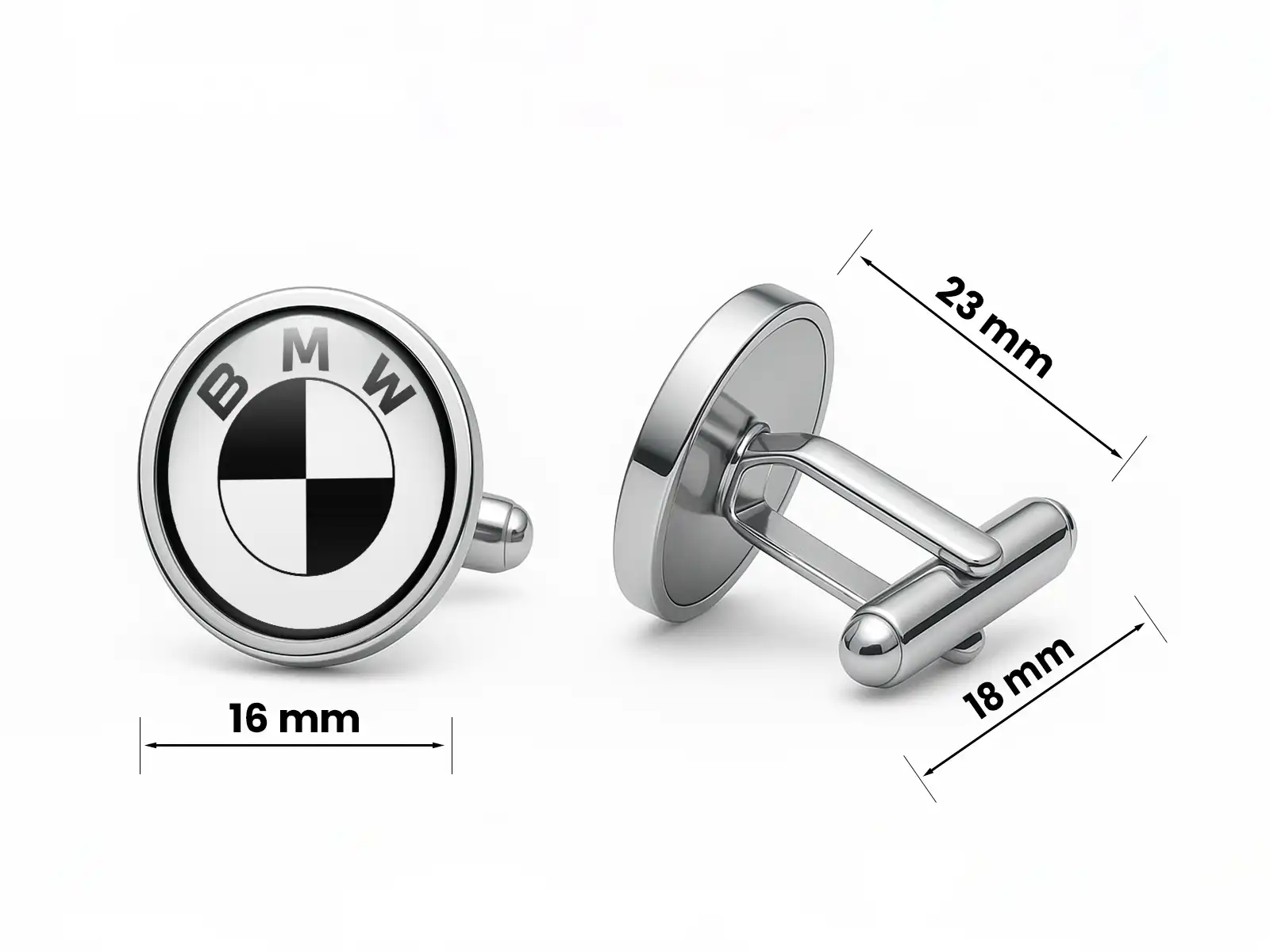 BMW Personalized Cufflinks Men Racing Drift Premium Model